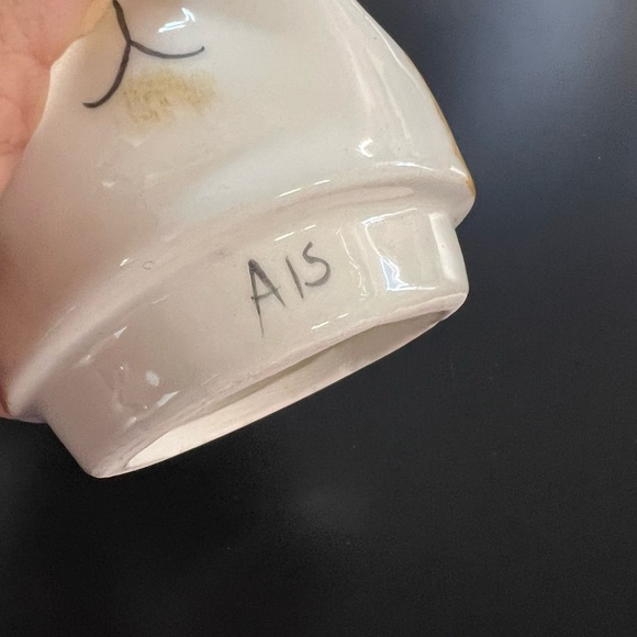 N. S. Gustin Co. Hand Decorated Tabby Cat Cookie Jar Hand Decorated Made U.S.A. - Picture 10 of 12